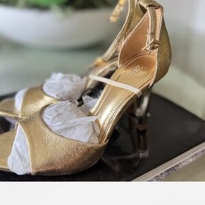 Zara Gold Women's Heels